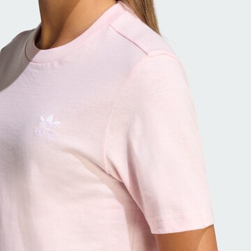 ADIDAS ORIGINALS Shirt 'Trefoil Essentials' in Pink