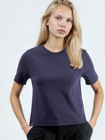 T-shirt Busem en bleu : devant