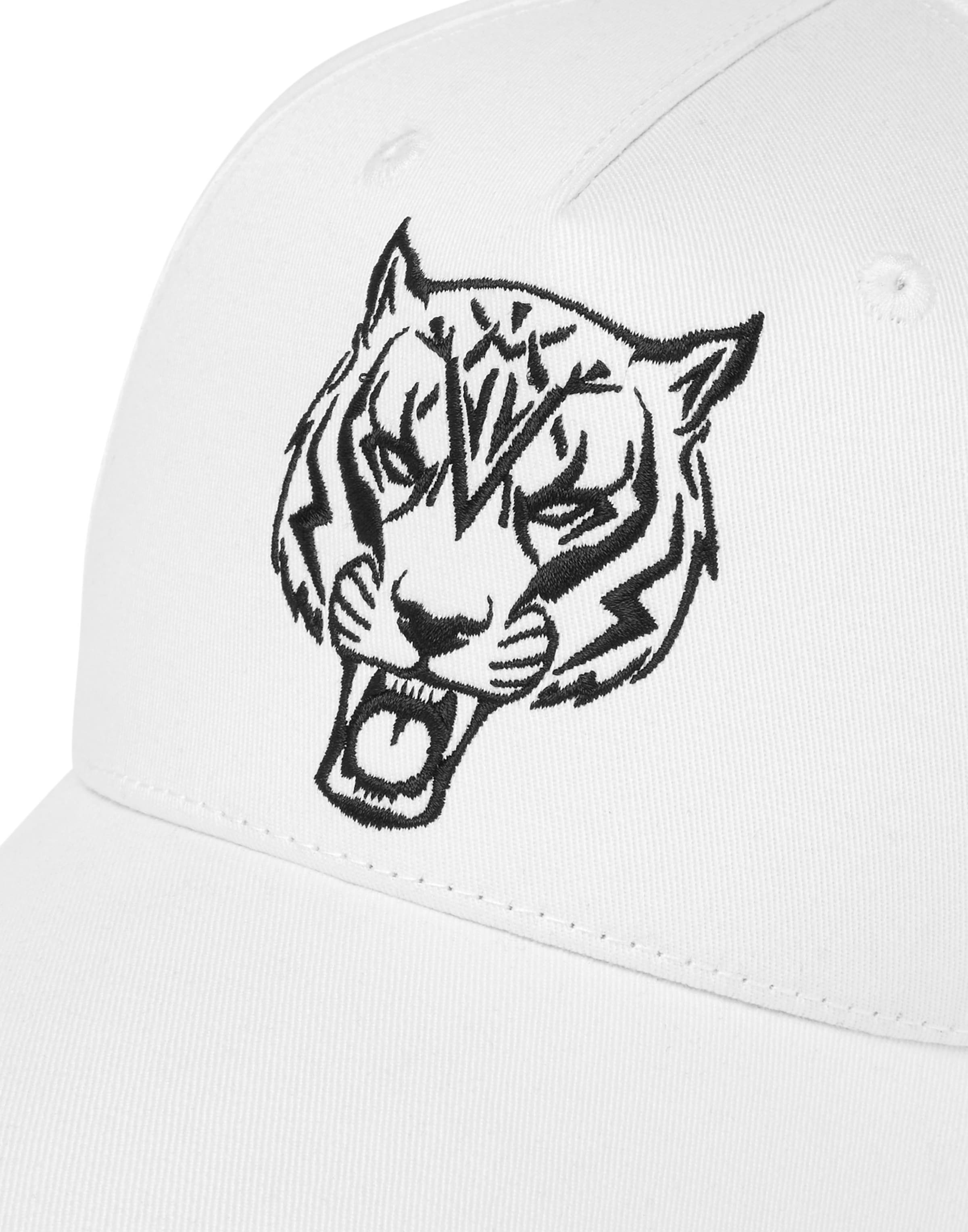 Plein Sport - Boné 'Tiger' em branco