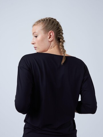 SPORTKIND Performance shirt '3/4 Loose Fit' in Black
