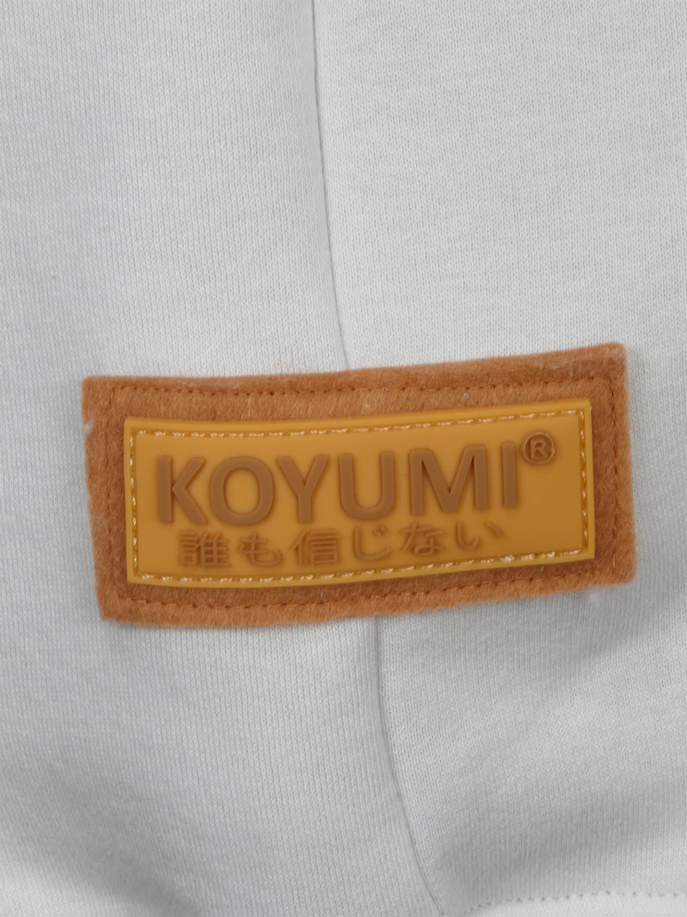 Koyumi Sweatshirt 'Break Your Neck' in Grey