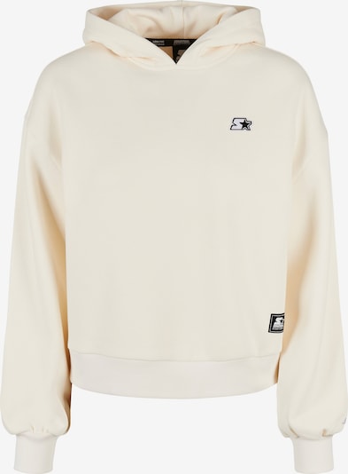 Starter Black Label Sport sweatshirt i kräm / svart / vit, Produktvy