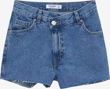 Pull&Bear Regular Jeans in Blauw: voorkant