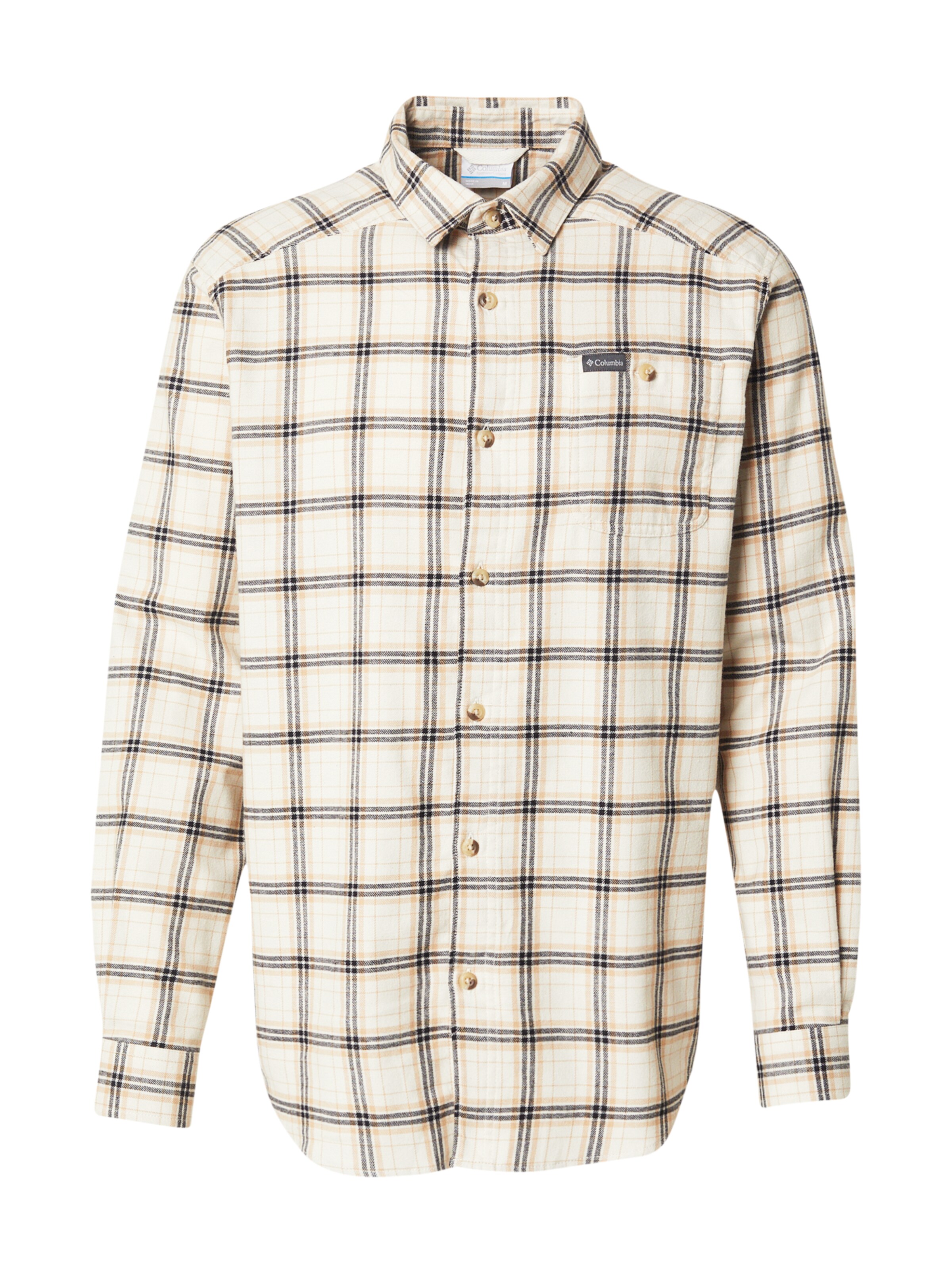 balta COLUMBIA Standartinis modelis Funkciniai marškiniai 'Cornell Woods': priekis