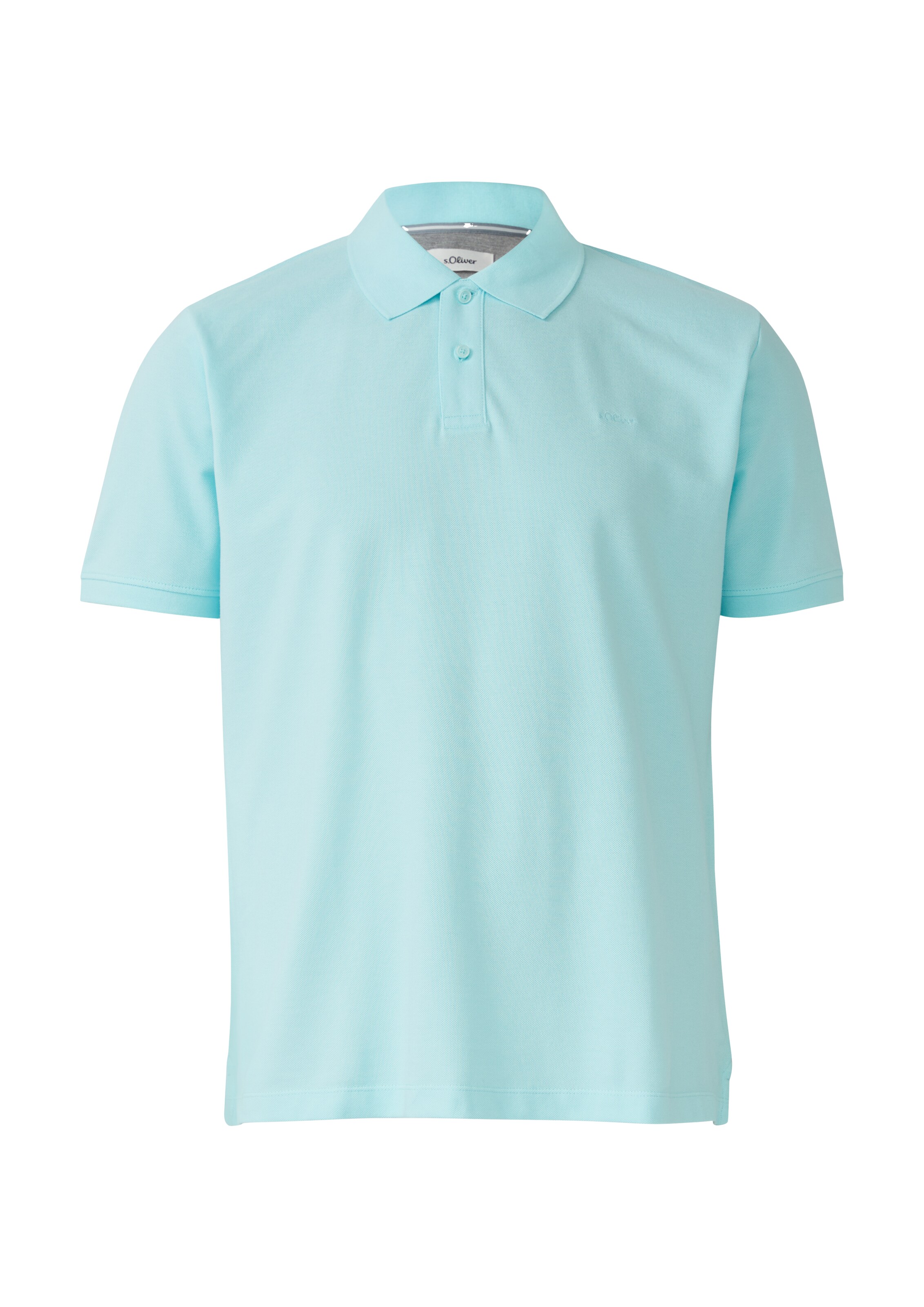 s.Oliver Men Big Sizes Poloshirt in Blau: Vorderseite