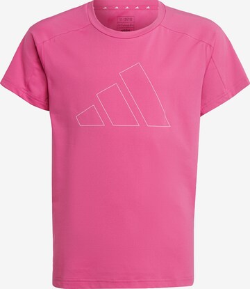 ADIDAS PERFORMANCE Performance Shirt 'Train' in Pink: front