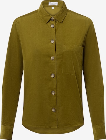 Marie Lund Blouse in Green: front