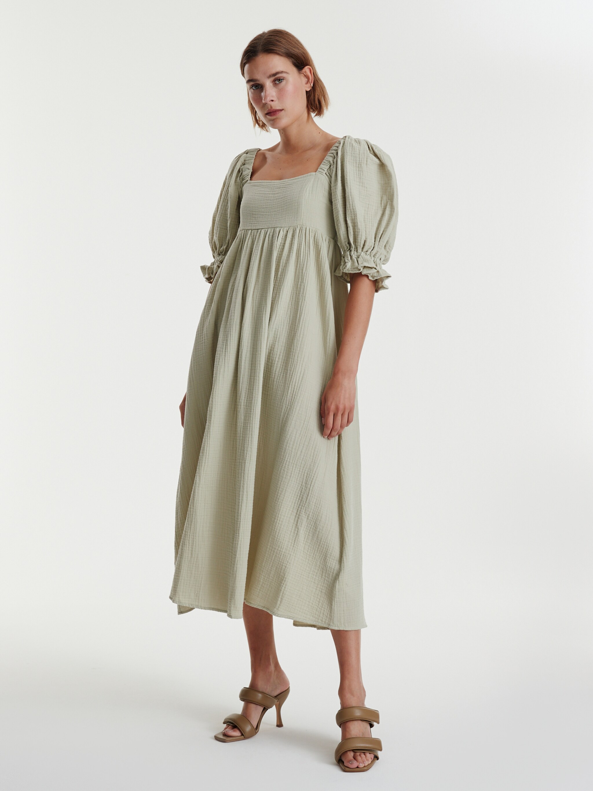 EDITED Producten Jurk 'Patricia' Appel