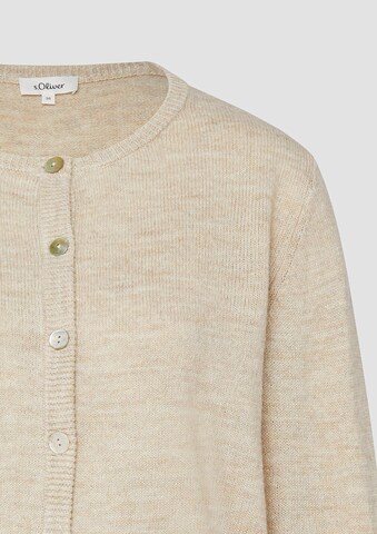 s.Oliver Strickjacke in Beige