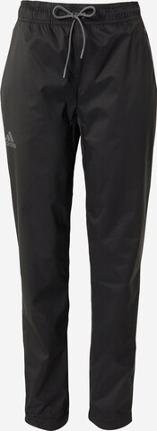 Regular Pantaloni sport de la ADIDAS GOLF pe negru: față