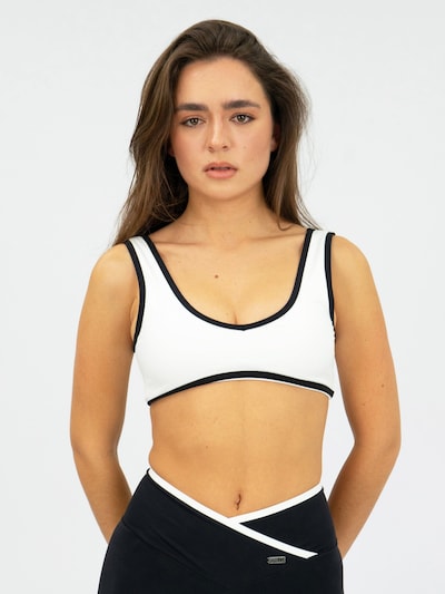 DRILLS Apparel Sport-BH 'FUSE'‌‌‌‌‌‌‌‌‌ in S in weiß, Produktansicht