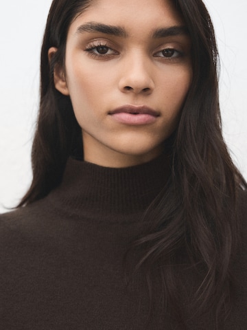 MANGO Sweater 'SIMONE' in Brown