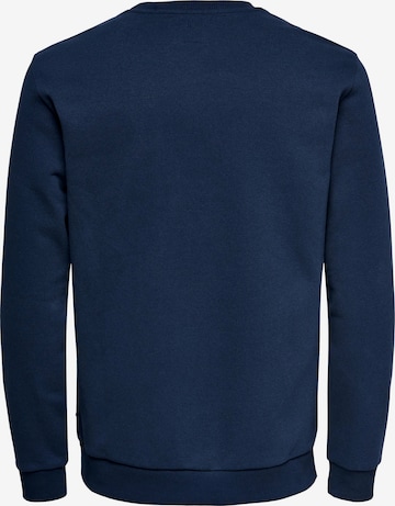 Only & Sons Regular fit Sweatshirt 'Ceres' in Blue