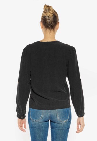 Le Temps Des Cerises Knit Cardigan 'GANDA' in Black