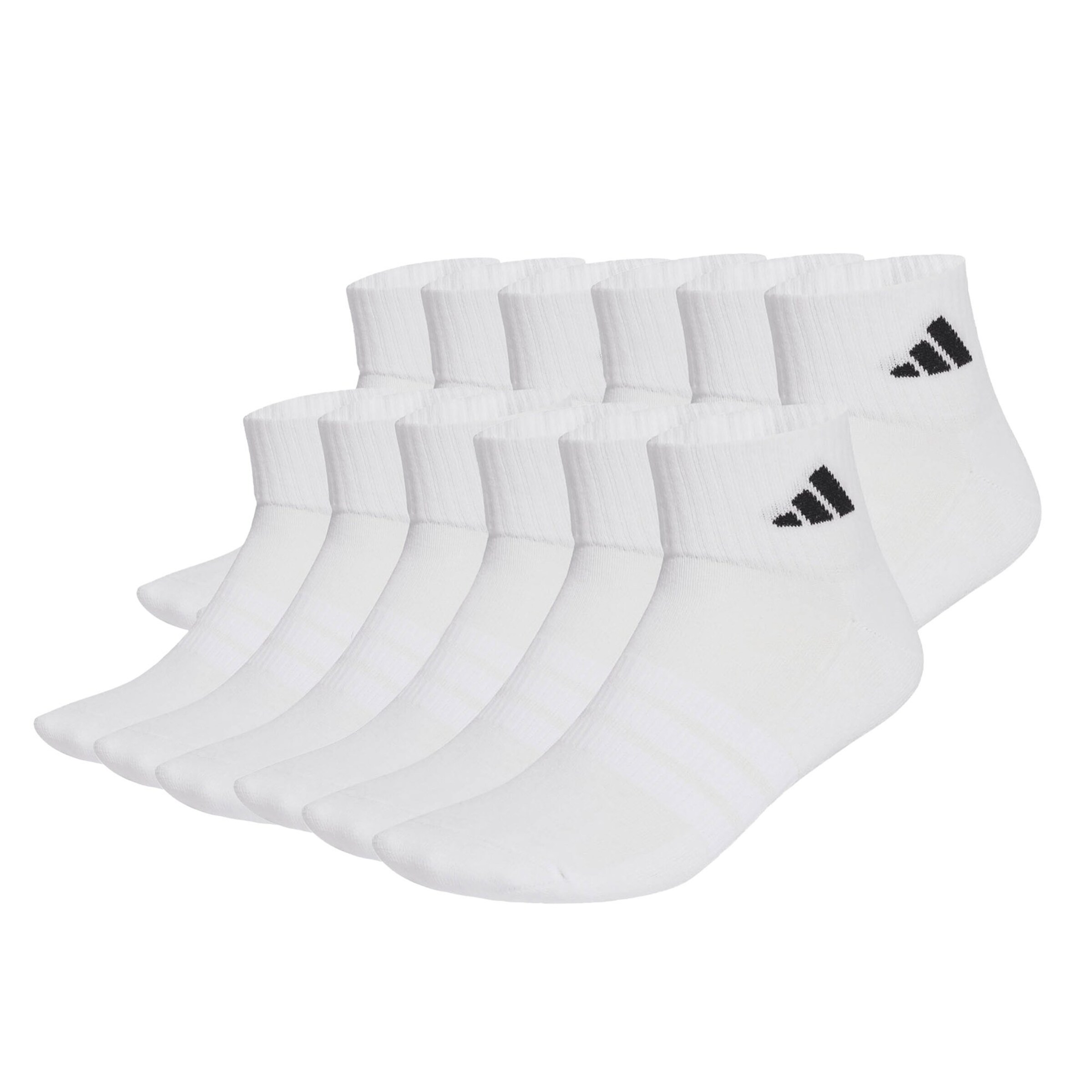 ADIDAS PERFORMANCE Chaussettes de sport en noir / blanc, Vue avec produit