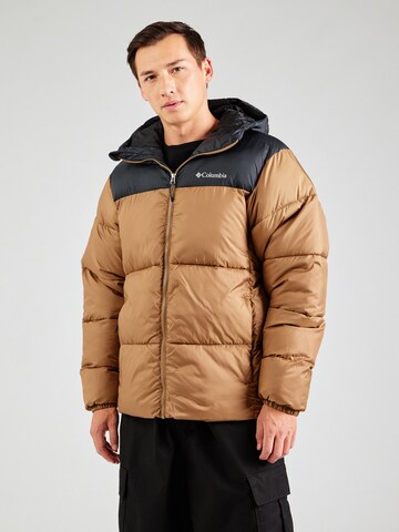 COLUMBIA Outdoorjacke 'Puffect II' in Braun: Vorderseite