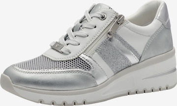 Baskets basses MARCO TOZZI en blanc : devant