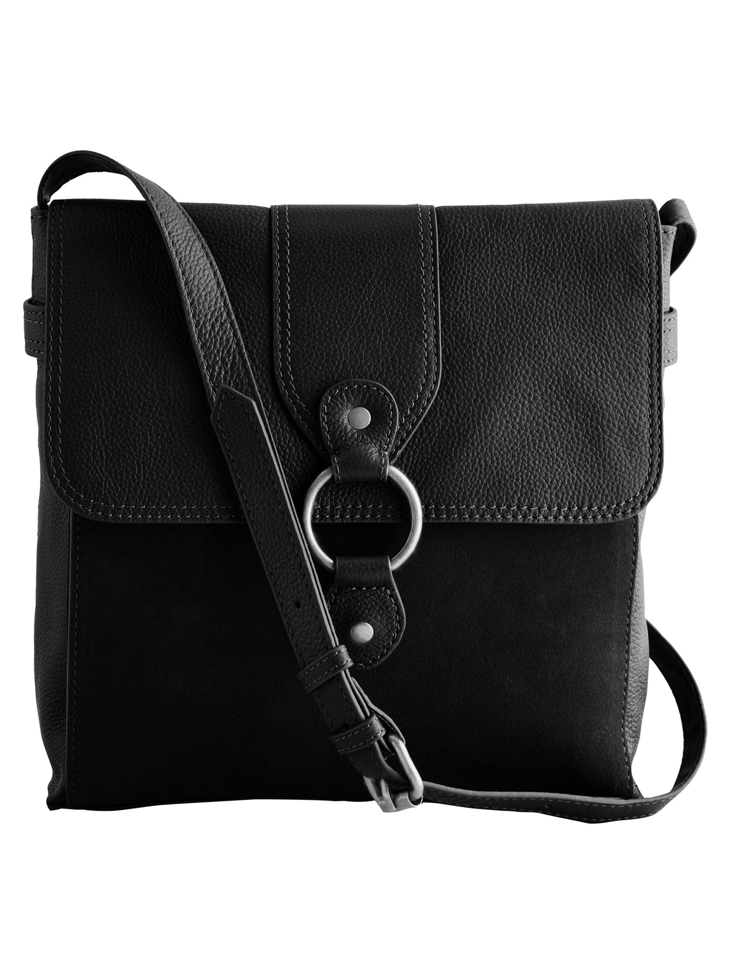 juoda Next „Messenger“ stiliaus rankinė: priekis
