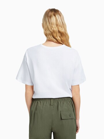 Bershka T-Shirt in Schwarz