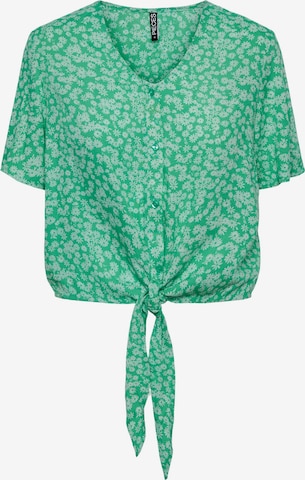PIECES Blouse 'Nya' in Green: front