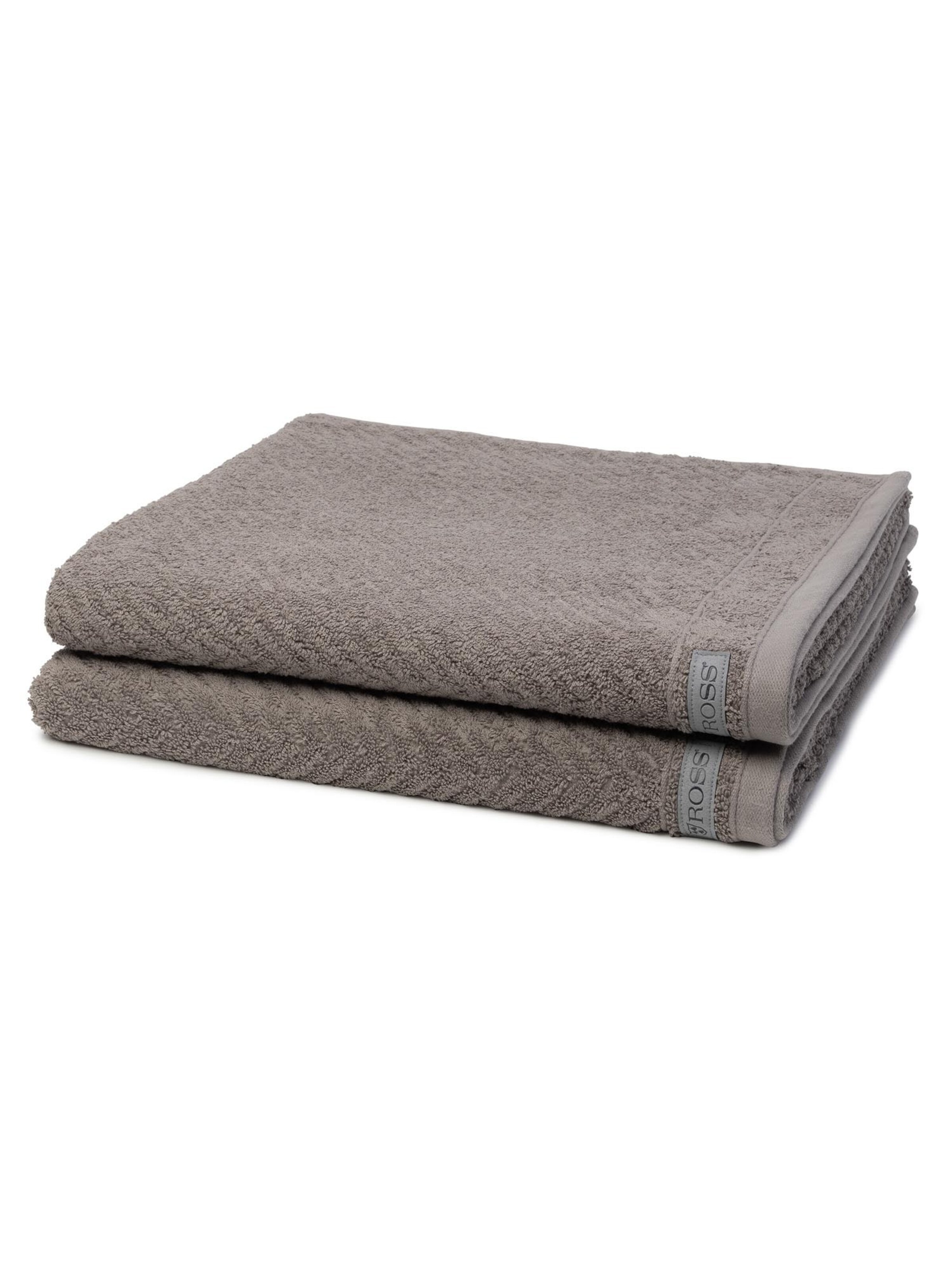 ROSS Handtuch 'Smart'‌‌‌‌‌‌‌‌ in Grau: Vorderseite