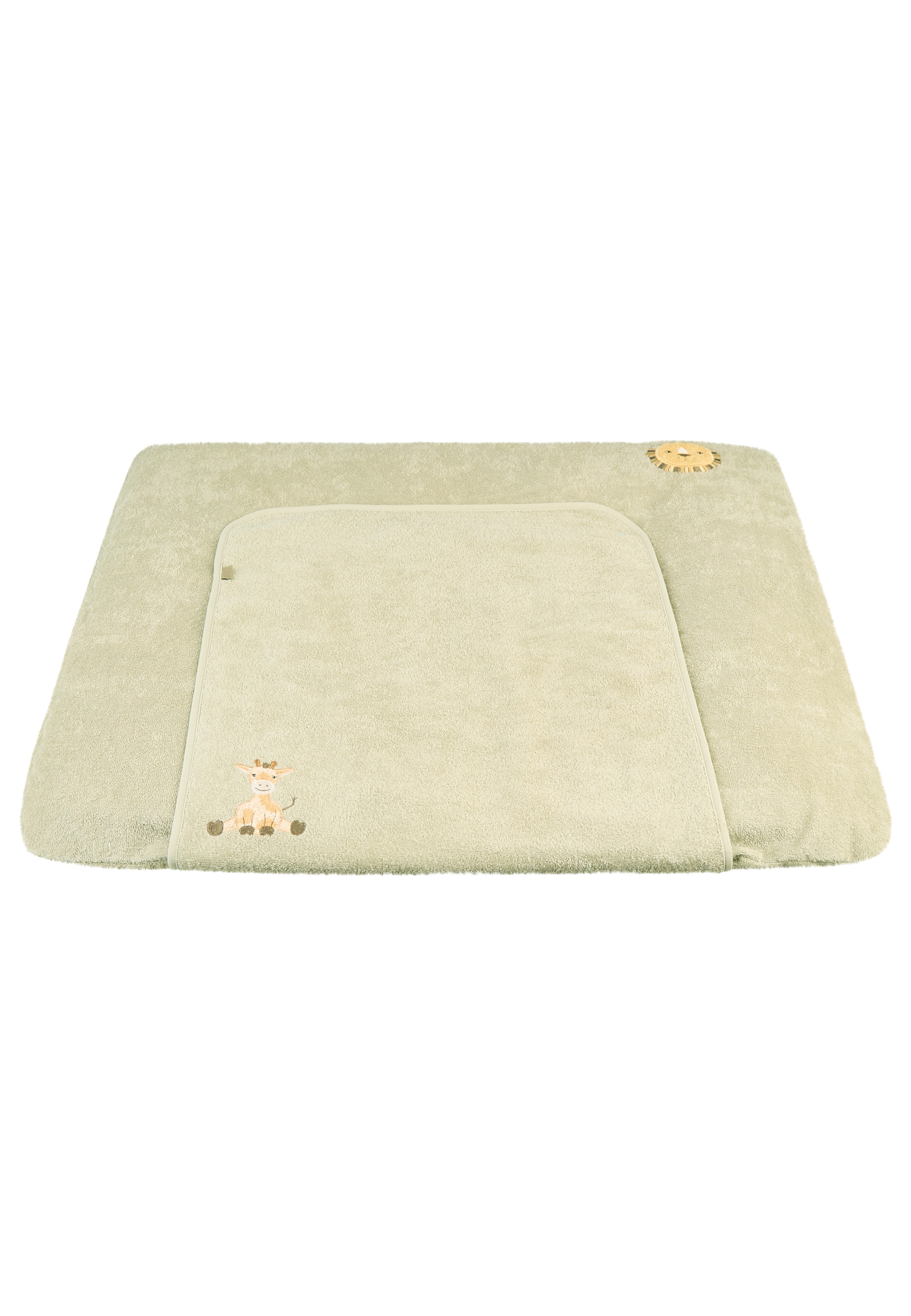 STERNTALER Wickelauflagenbezug 'SAFARI' in Grau: Vorderseite