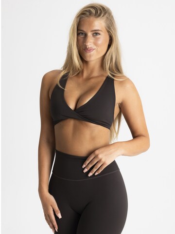 OMNANA Bustier Sport-BH 'MUSE™' in Braun