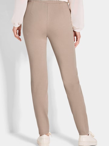 Goldner Slimfit Broek 'Bella' in Beige