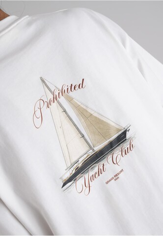 T-Shirt 'Yacht' Prohibited en beige