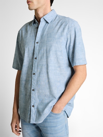 Comfort Fit Cămașă de la TOM TAILOR pe albastru