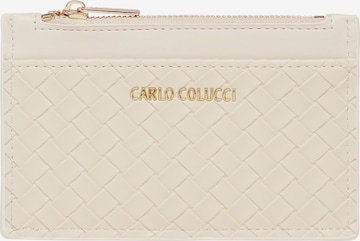 Carlo Colucci Etui 'Dhahri' in Beige: voorkant