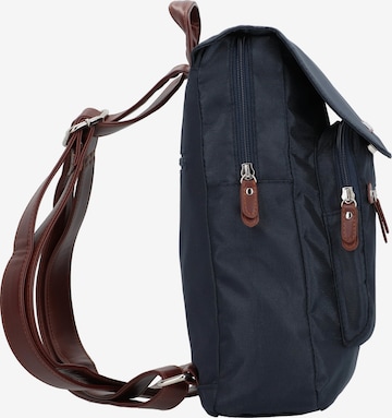 TOM TAILOR Rucksack 'Rina' in Blau