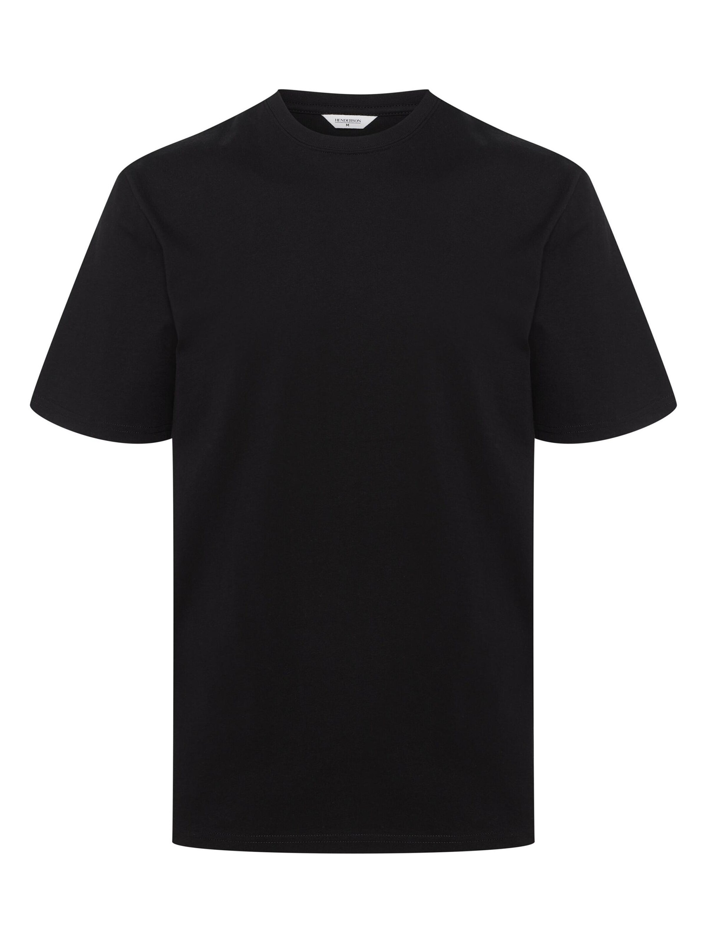 Henderson Shirt in Zwart: voorkant