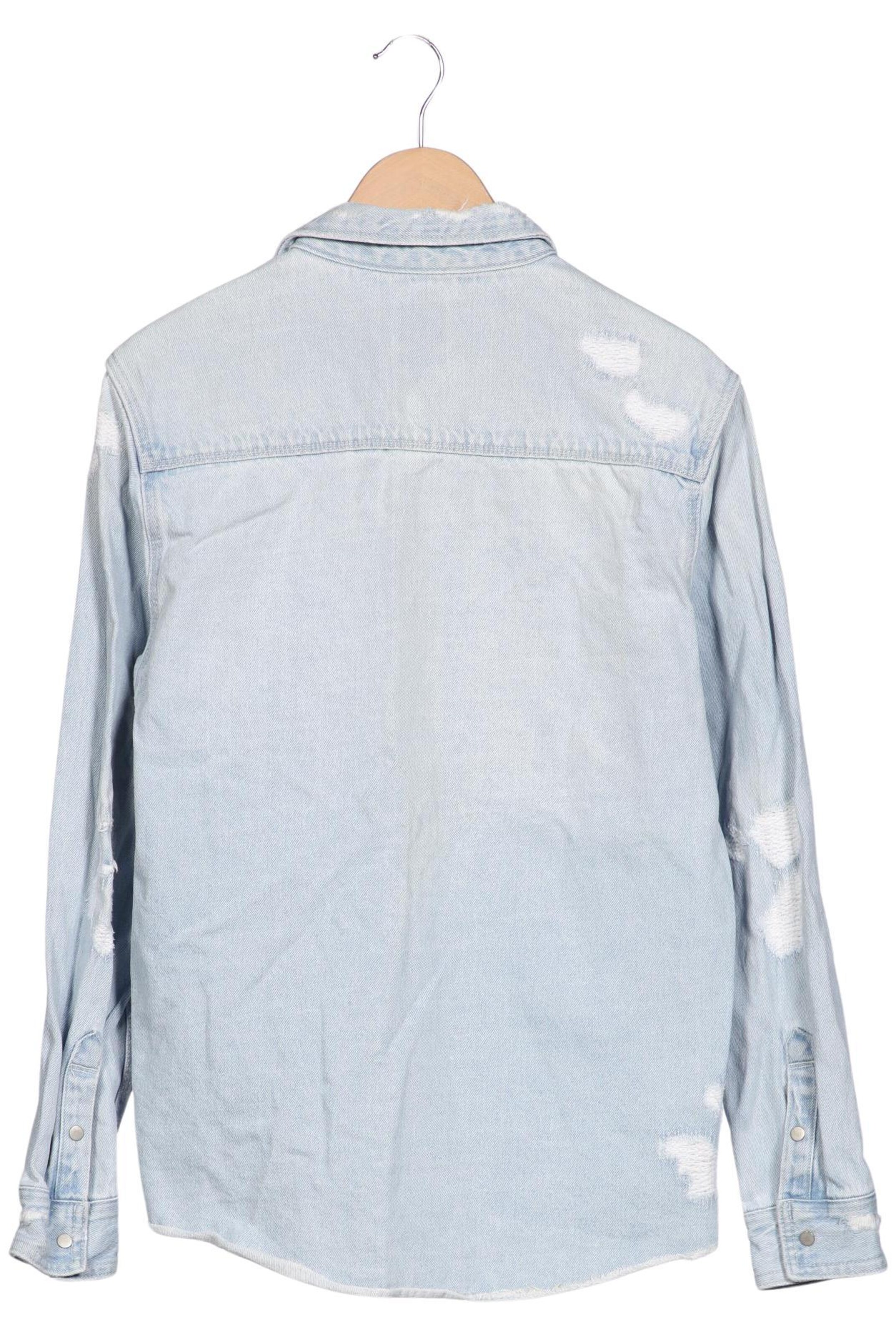 ZARA Jacket & Coat in L in Blue