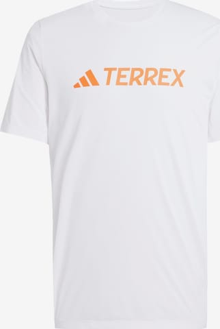balta ADIDAS TERREX Sportiniai marškinėliai 'Multi': priekis