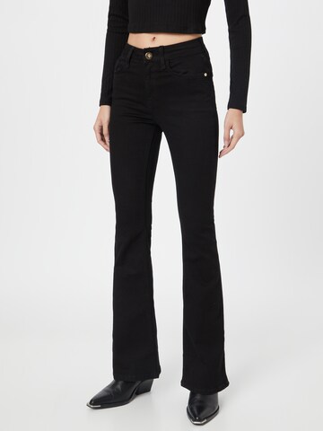 River Island Flared Jeans 'AMELIE' in Zwart: voorkant