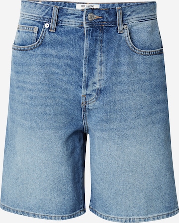 Only & Sons - Loosefit Vaquero 'ONSFADE' en azul: frente