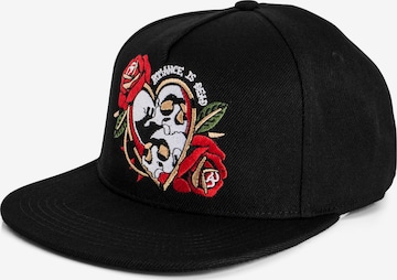 Blackskies Cap 'Traditional Tattoo' in Schwarz: Vorderseite