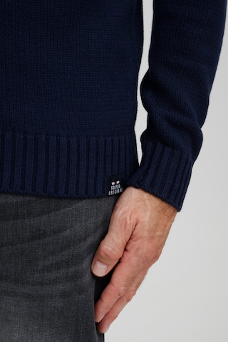 FQ1924 Knit Cardigan 'Edvard' in Blue