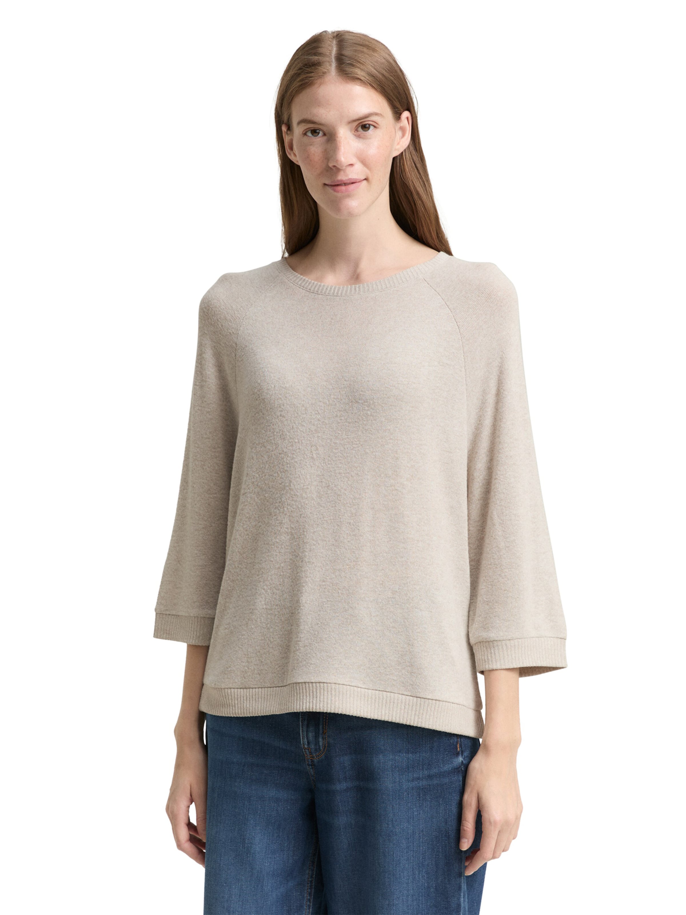 TOM TAILOR Shirt in Grey: front