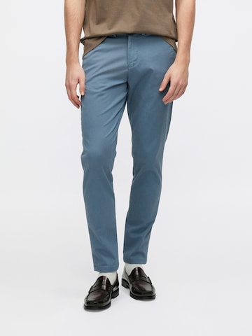 SELECTED Slimfit Chino nadrág 'SLHMILES FLEX' - kék: elől