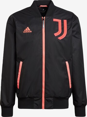 Vestes d’entraînement 'Juventus Turin' ADIDAS SPORTSWEAR en noir : devant