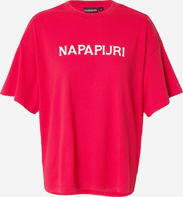 NAPAPIJRI - Camiseta 'Debant' en rojo: frente