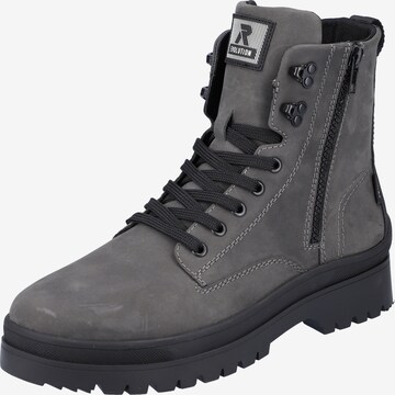 Rieker EVOLUTION Lace-Up Boots 'U0261' in Grey: front