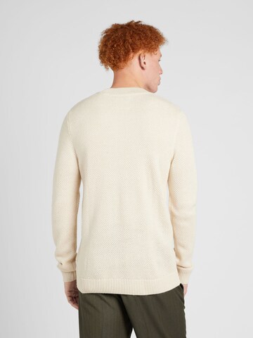 JACK & JONES Sweter 'HUNT' w kolorze beżowy