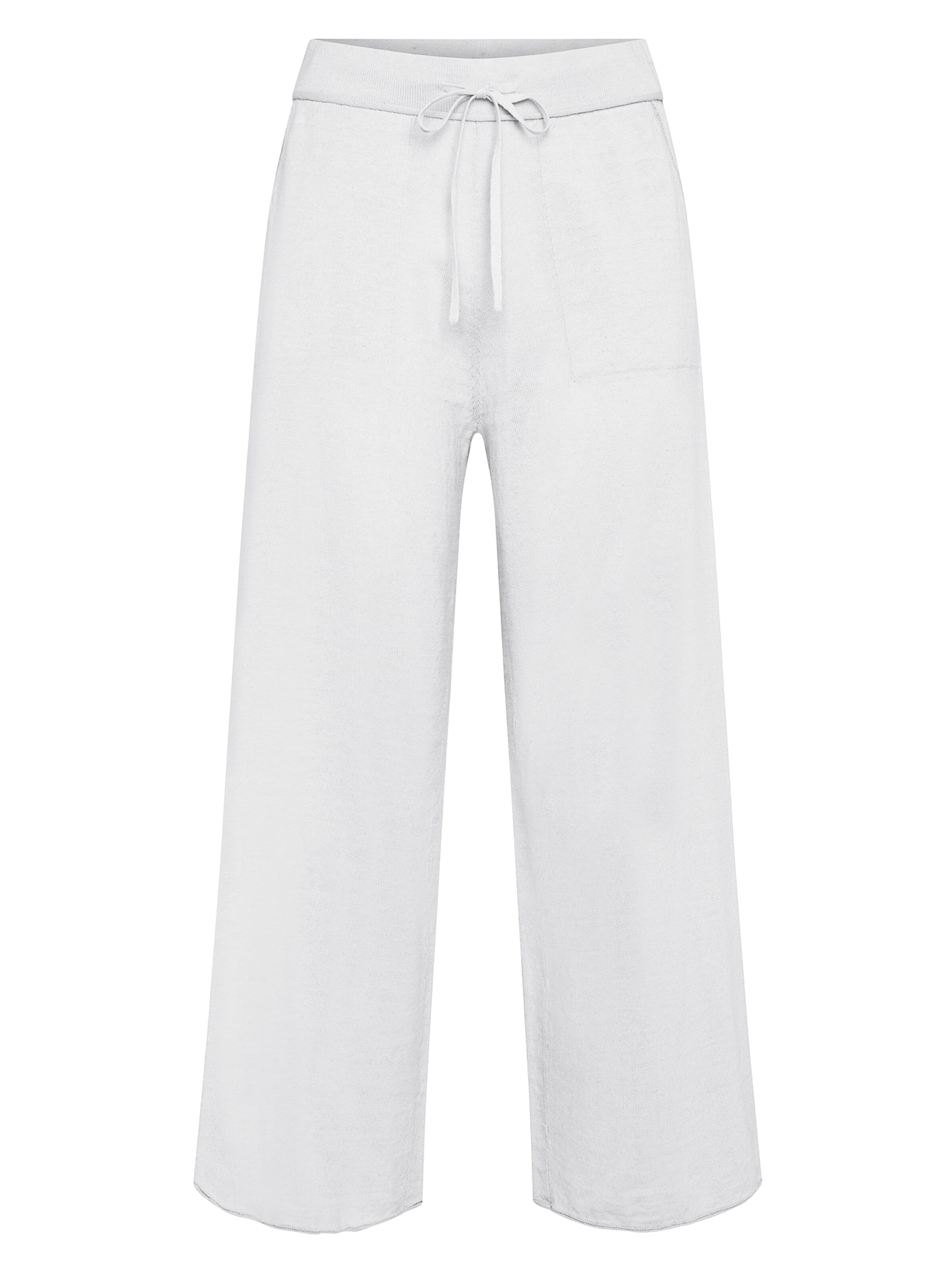 DEHA Wide leg Trousers in White: front