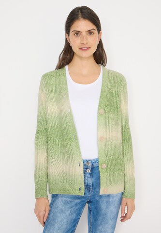 CECIL Strickjacke in Grün: Vorderseite
