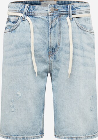 TOM TAILOR DENIM Regular Shorts in Blau: predná strana