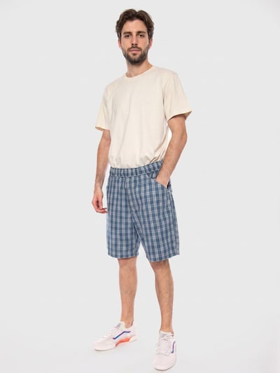 LEVI'S ® Hose 'PULL-ON WORK SHORT SUMMER CHECK MED INDIGO'‌‌ in 52 in blau, Produktansicht