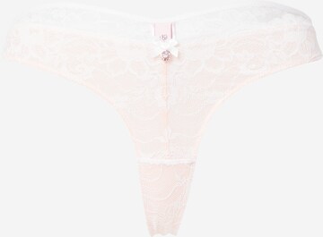 Boux Avenue Thong 'ALIYAH' in White: front